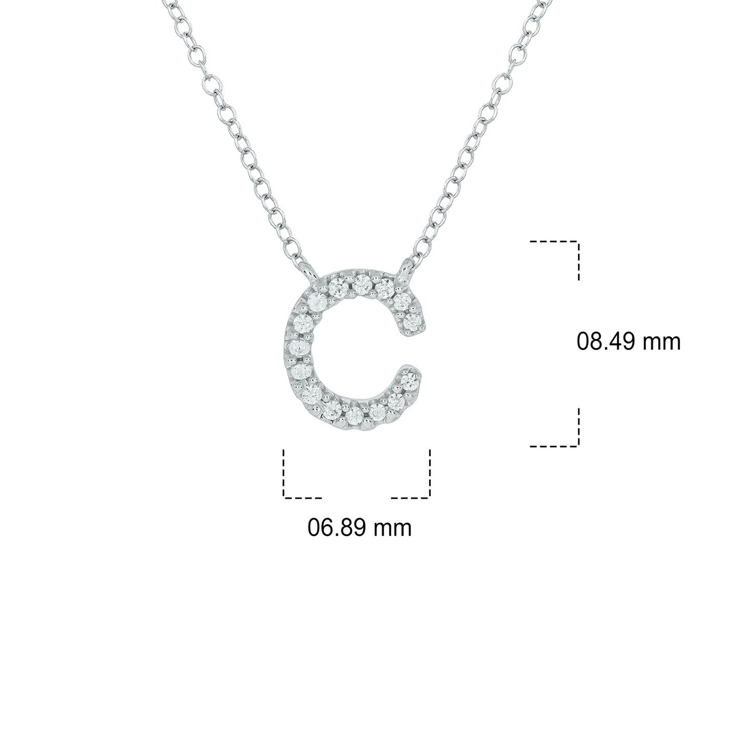 10K Gold Classic Initial Pendants