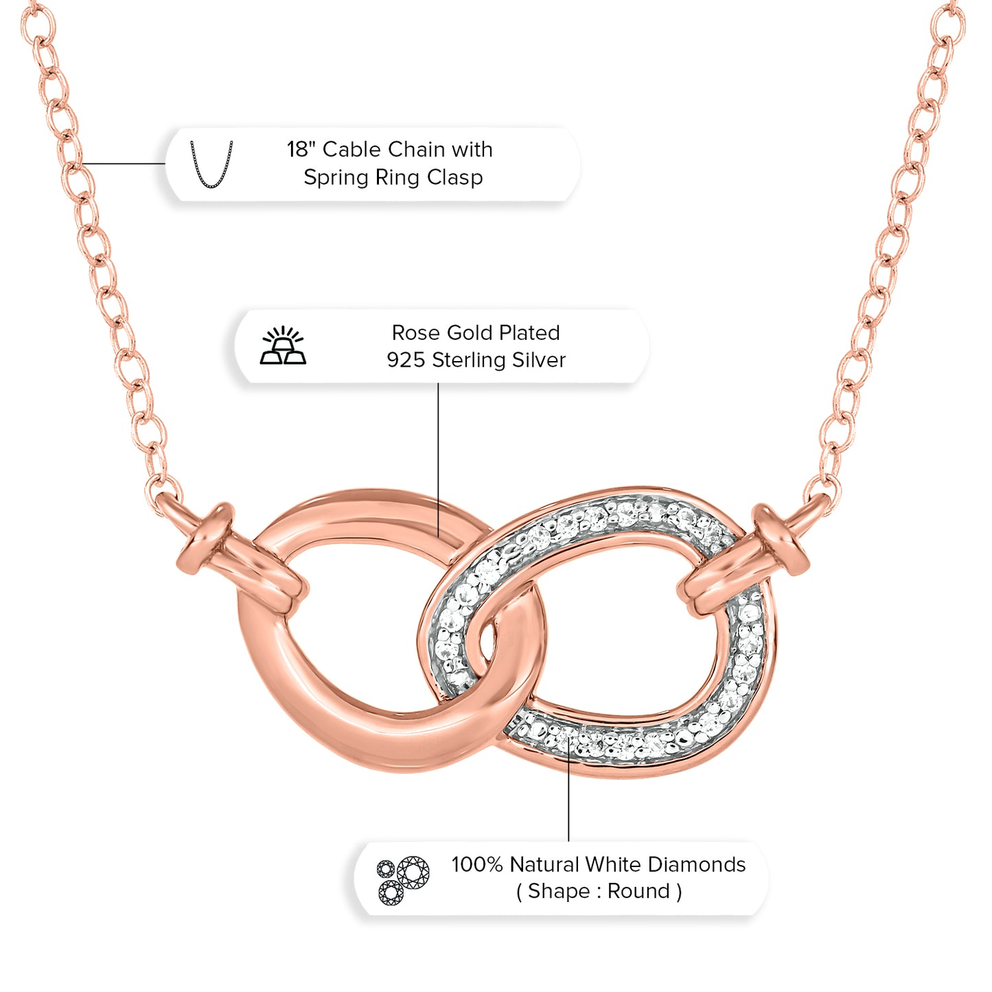 Circle Of Life Karma Pendant in 925 Sterling Silver