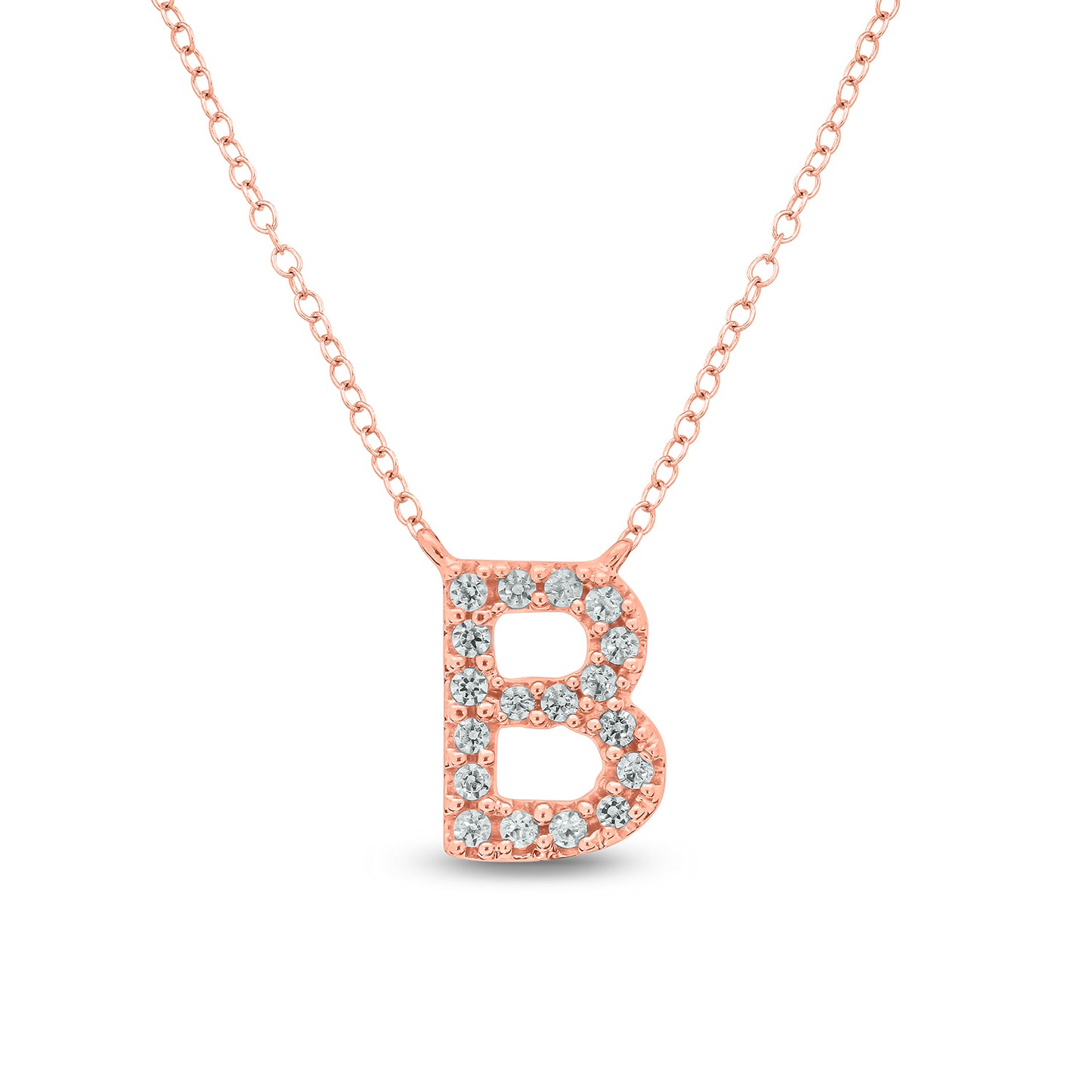 10K Gold Classic Initial Pendants