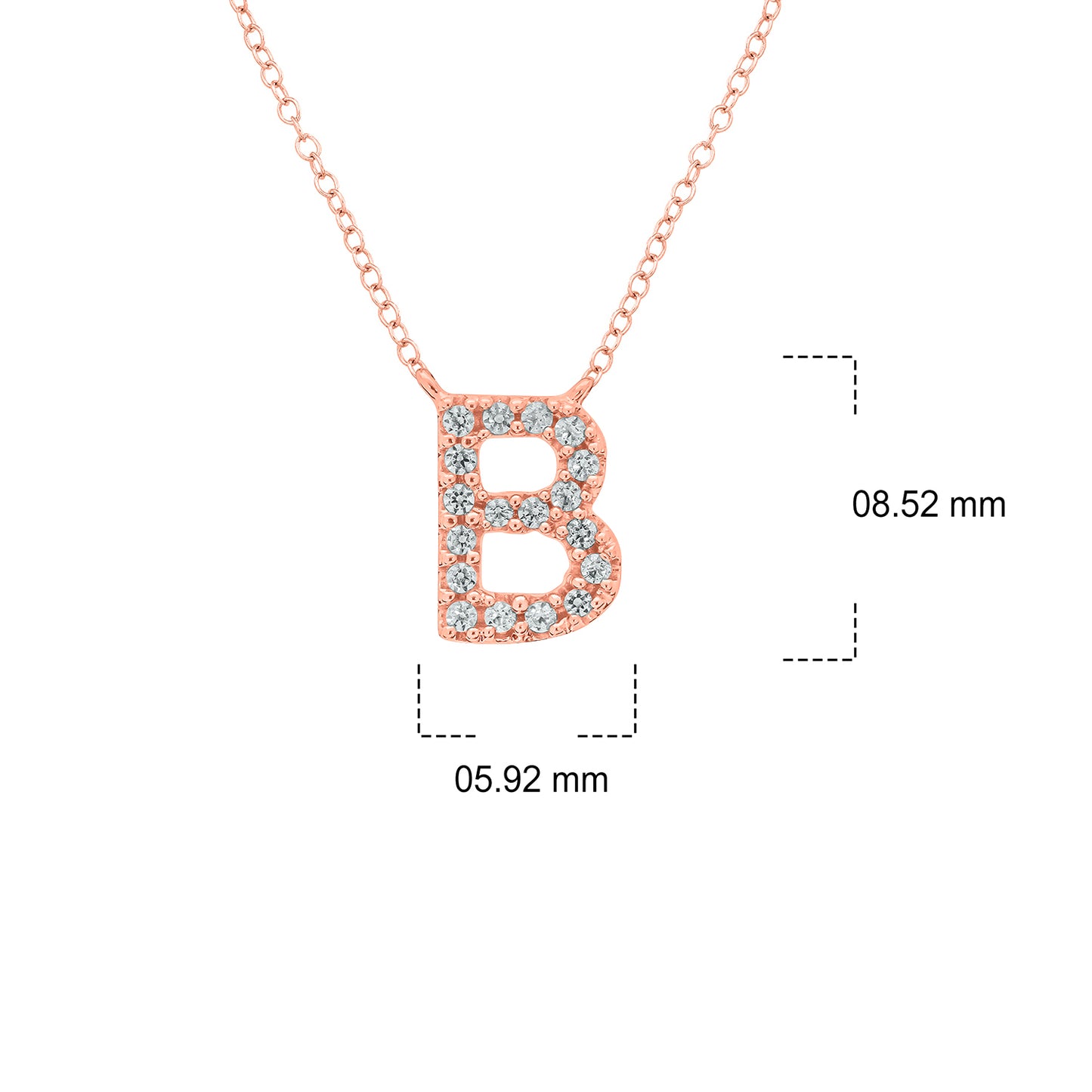10K Gold Classic Initial Pendants