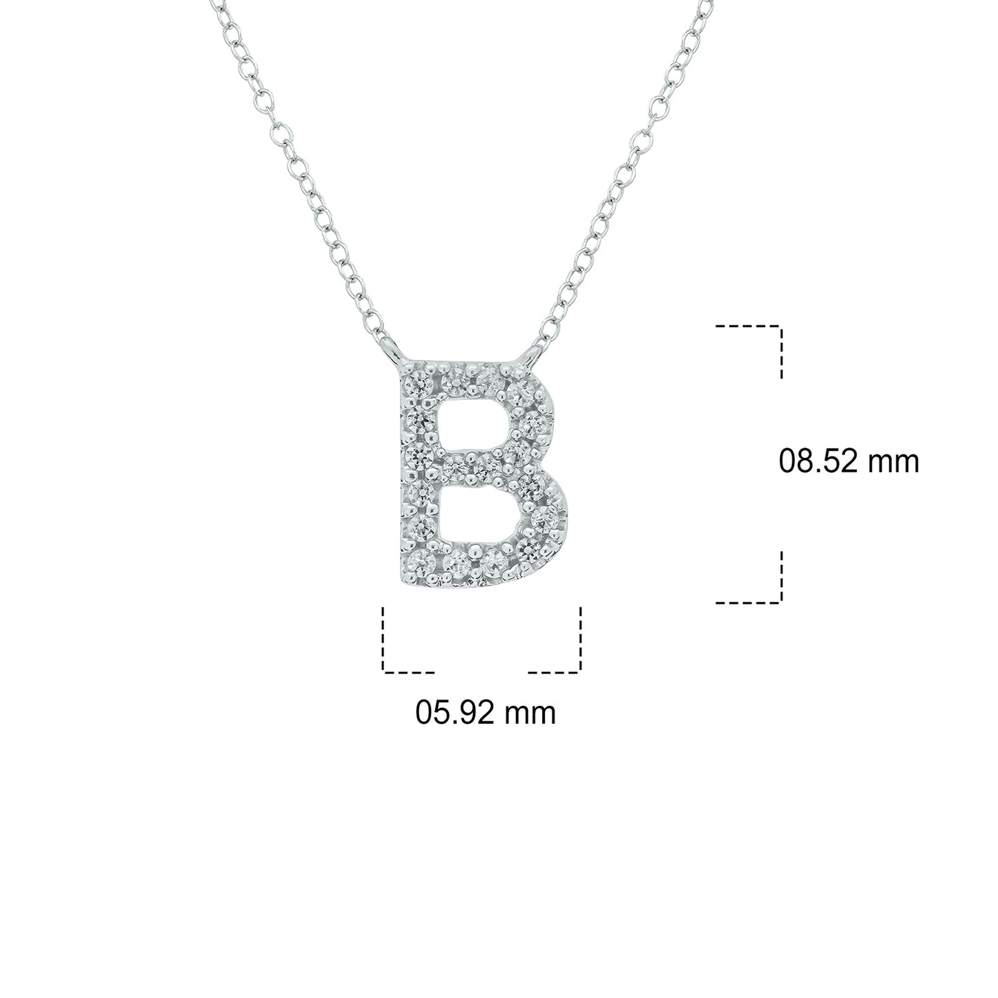 10K Gold Classic Initial Pendants
