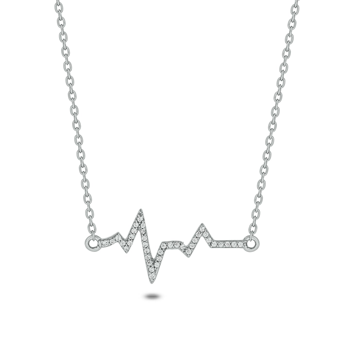 14KT Gold & Diamond Stunning Heart Beat Necklace