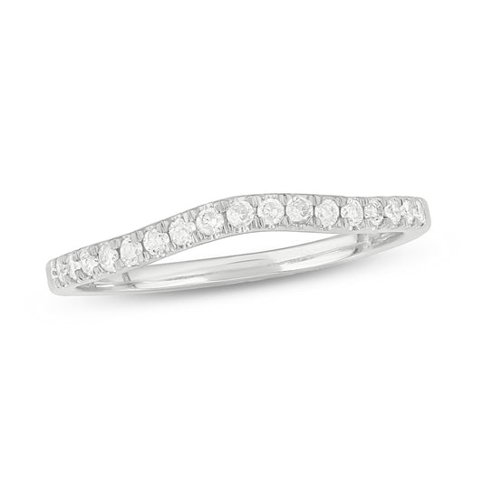 10K Gold Chic Contour Wedding Band