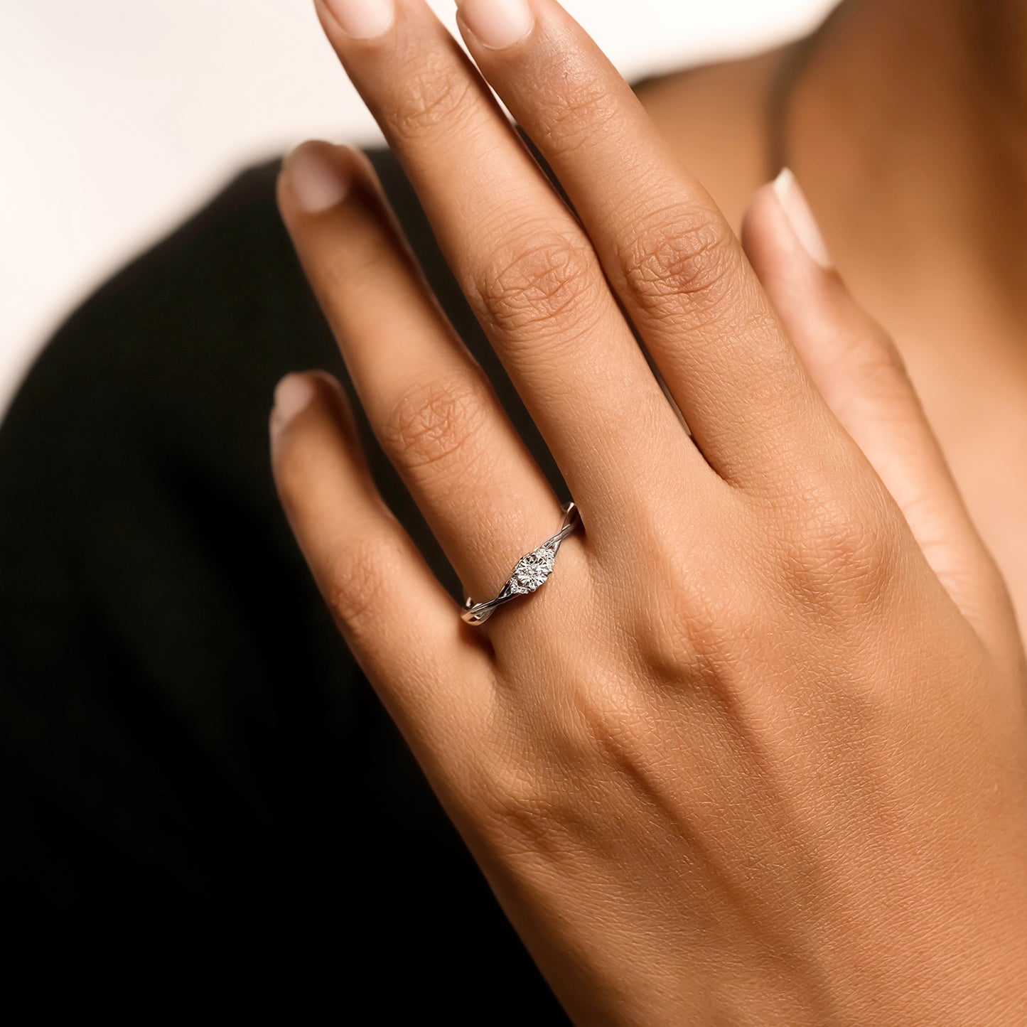 10K Gold I Love You Engraved Promise Ring
