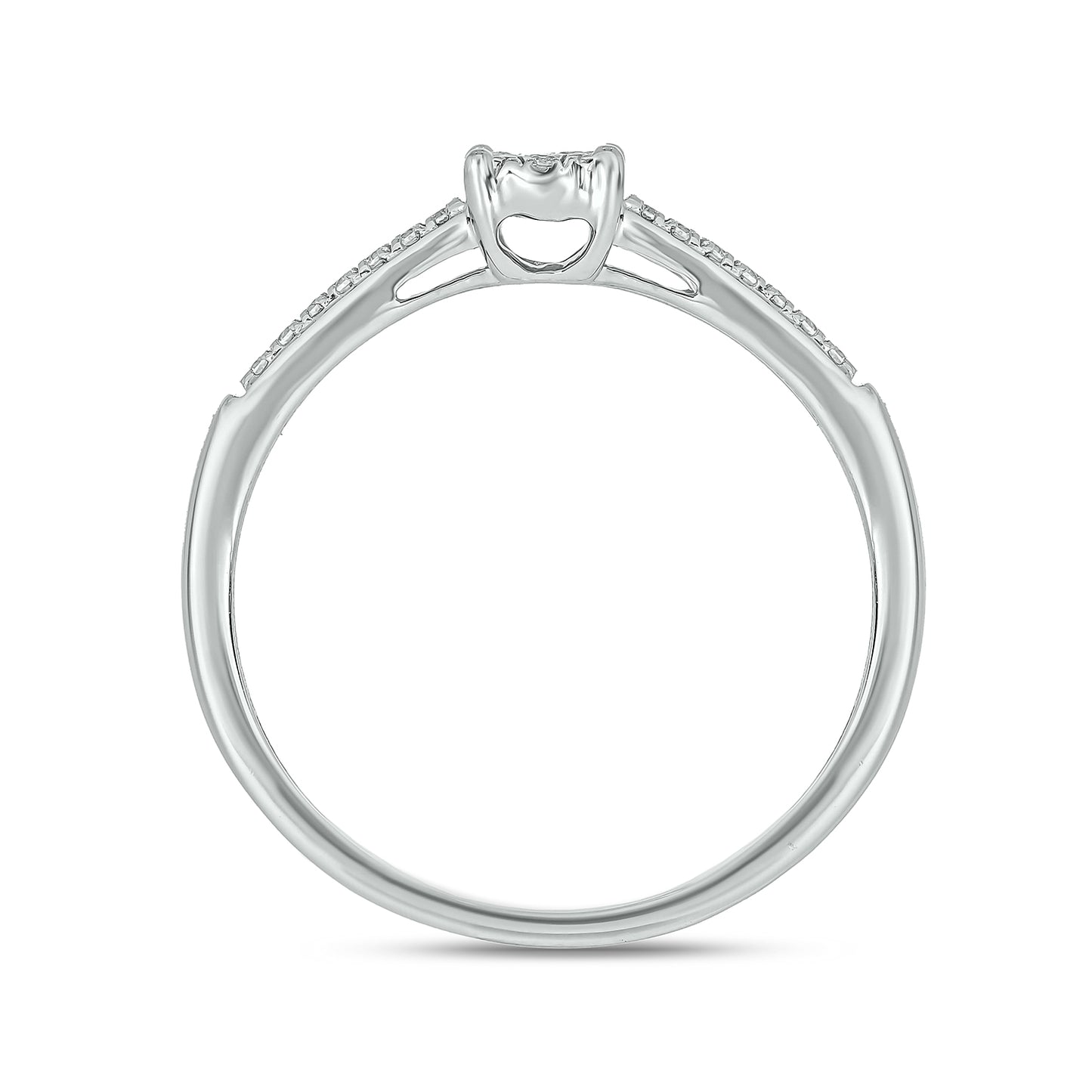14KT Gold & Diamond Must Have Classic Everyday Promise Ring