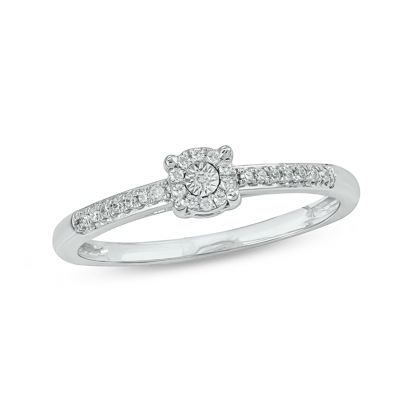 14KT Gold & Diamond Must Have Classic Everyday Promise Ring