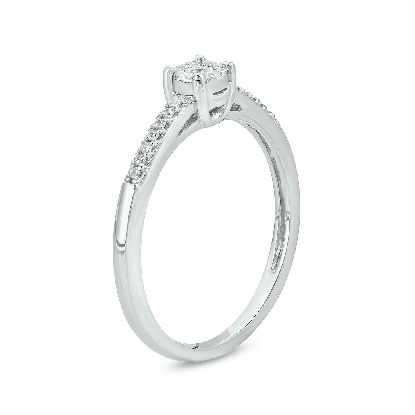 14KT Gold & Diamond Must Have Classic Everyday Promise Ring