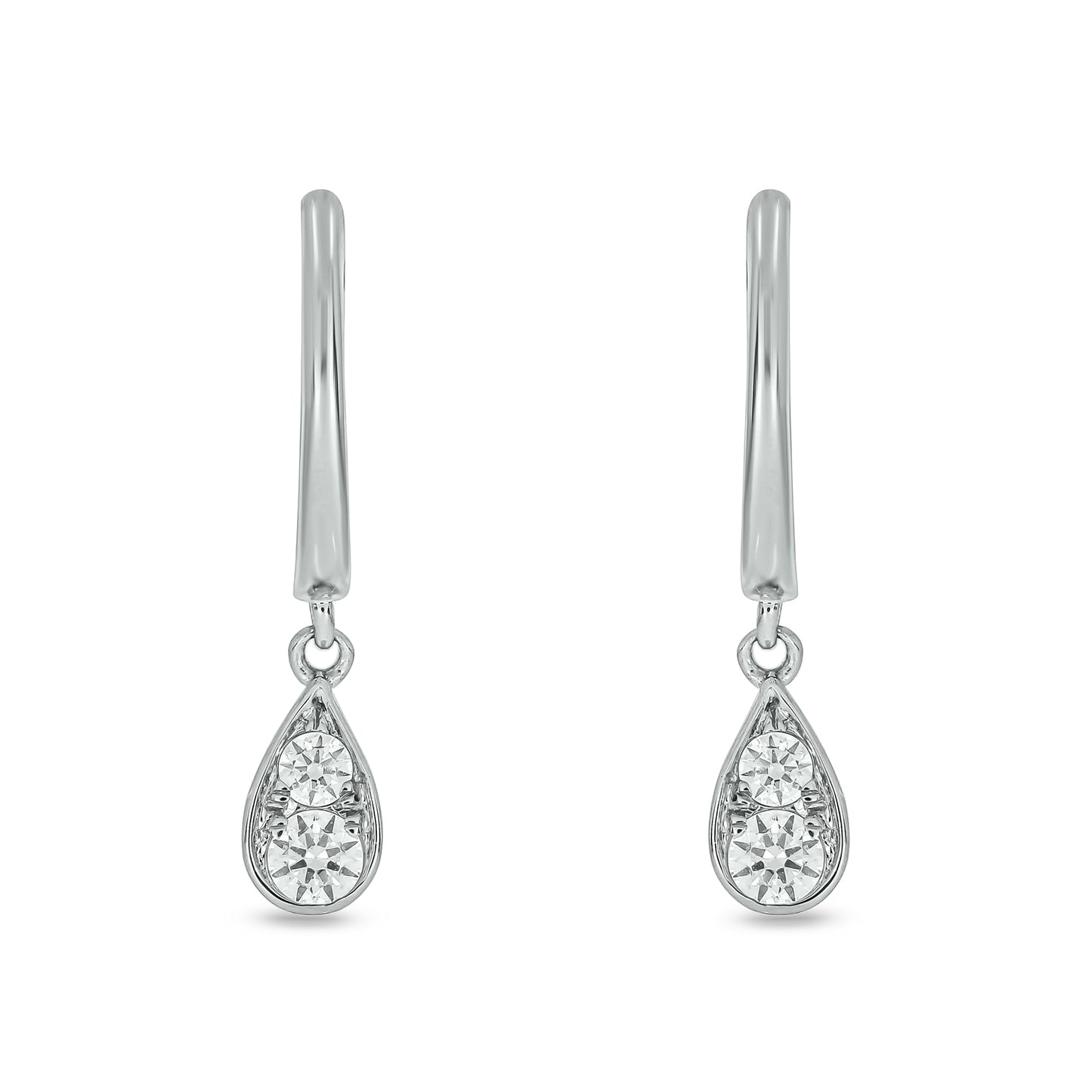Classic Diamond Mini Everyday Earrings in 925 Sterling Silver