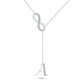 Initial Lariat Necklace - A