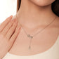 Initial Lariat Necklace - A