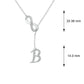 Infinity Initial Letter Pendants in 925 Sterling Silver