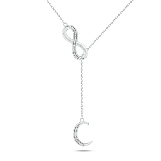 Initial Lariat Necklace - C