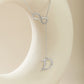 Initial Lariat Necklace - D