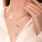 Initial Lariat Necklace - D