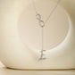 Initial Lariat Necklace - E