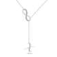 Initial Lariat Necklace - X