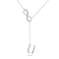 Initial Lariat Necklace - U