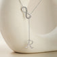 Initial Lariat Necklace - R