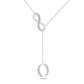 Initial Lariat Necklace - O
