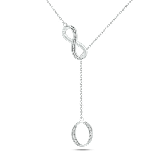 Initial Lariat Necklace - O