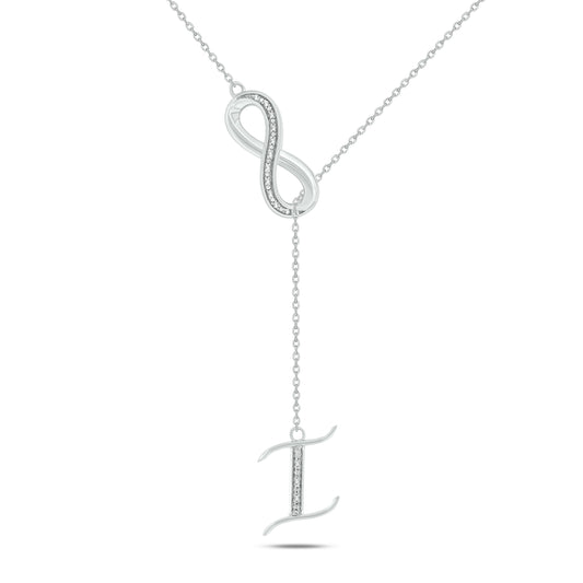 Initial Lariat Necklace - I