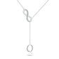 Initial Lariat Necklace - Q