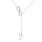 Initial Lariat Necklace - H