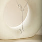 Initial Lariat Necklace - H