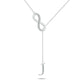 Initial Lariat Necklace - J