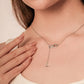 Initial Lariat Necklace - L