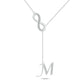 Initial Lariat Necklace - M