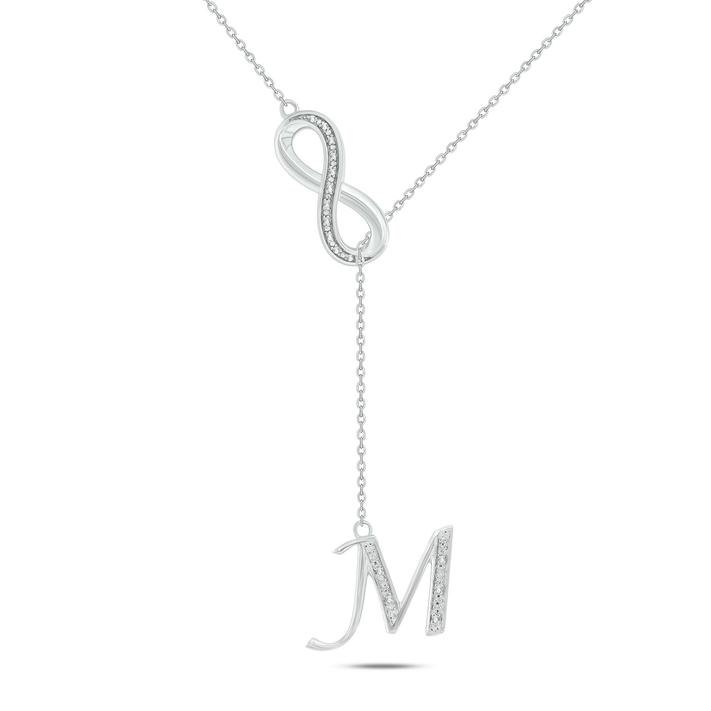 Initial Lariat Necklace - M
