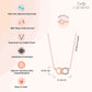 Diamond Interlocking Infinity Necklace