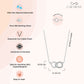 Diamond Interlocking Infinity Necklace