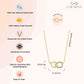 Diamond Interlocking Infinity Necklace