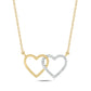 Diamond Interlocking Heart Necklace