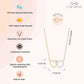 Diamond Interlocking Heart Necklace