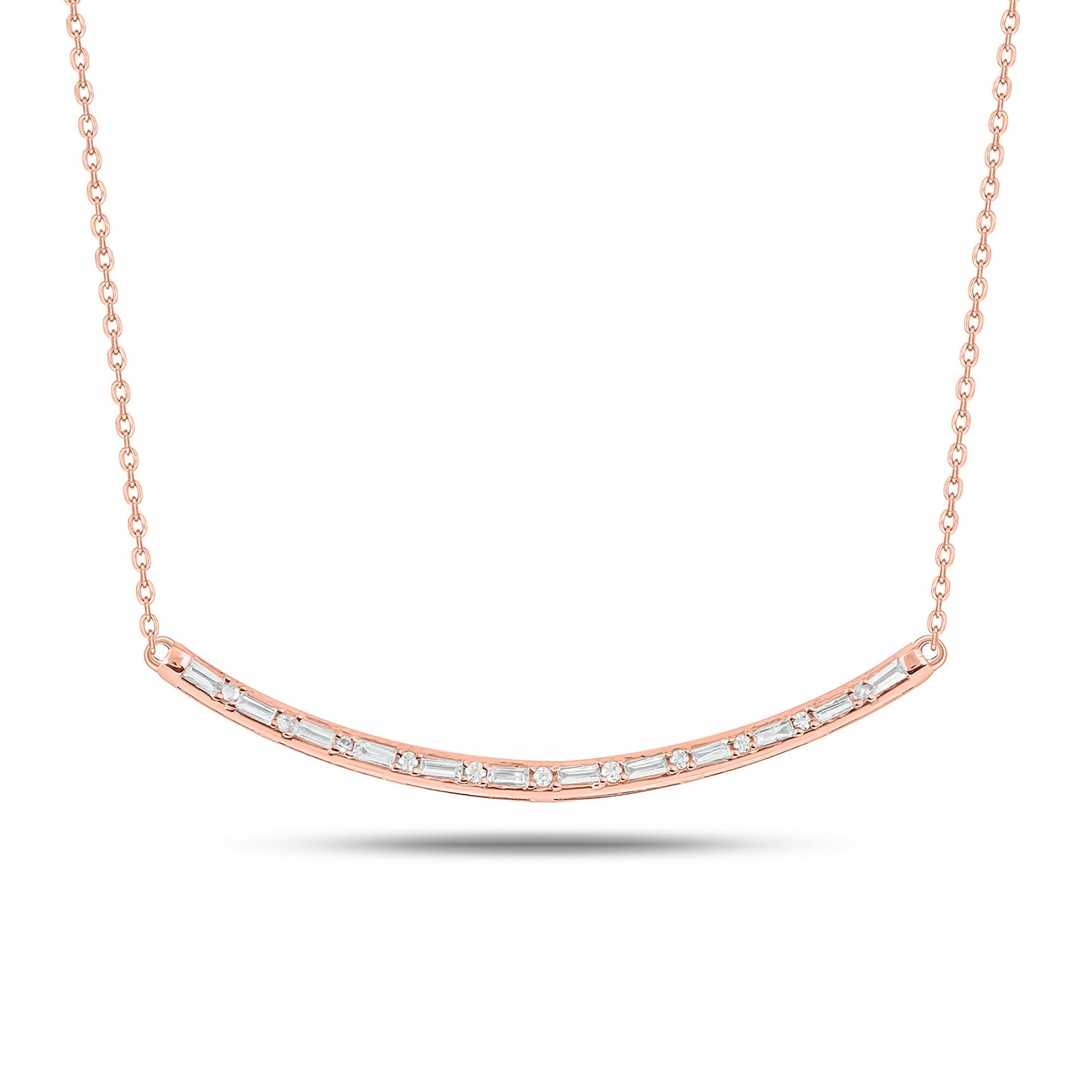 Diamond Bar Necklace