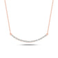 Diamond bar necklace