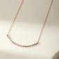 Diamond bar necklace