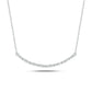 Diamond bar necklace