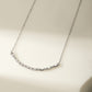 Diamond bar necklace