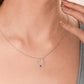 Gemstone heart necklace