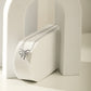 Diamond Bow Necklace in 925S Sterling Silver