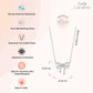 Diamond Bow Necklace in 925S Sterling Silver