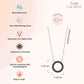 Black Diamond Circle Pendant