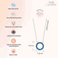 Blue diamond Circle Pendant