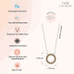 Chocolate Diamond Circle Pendant
