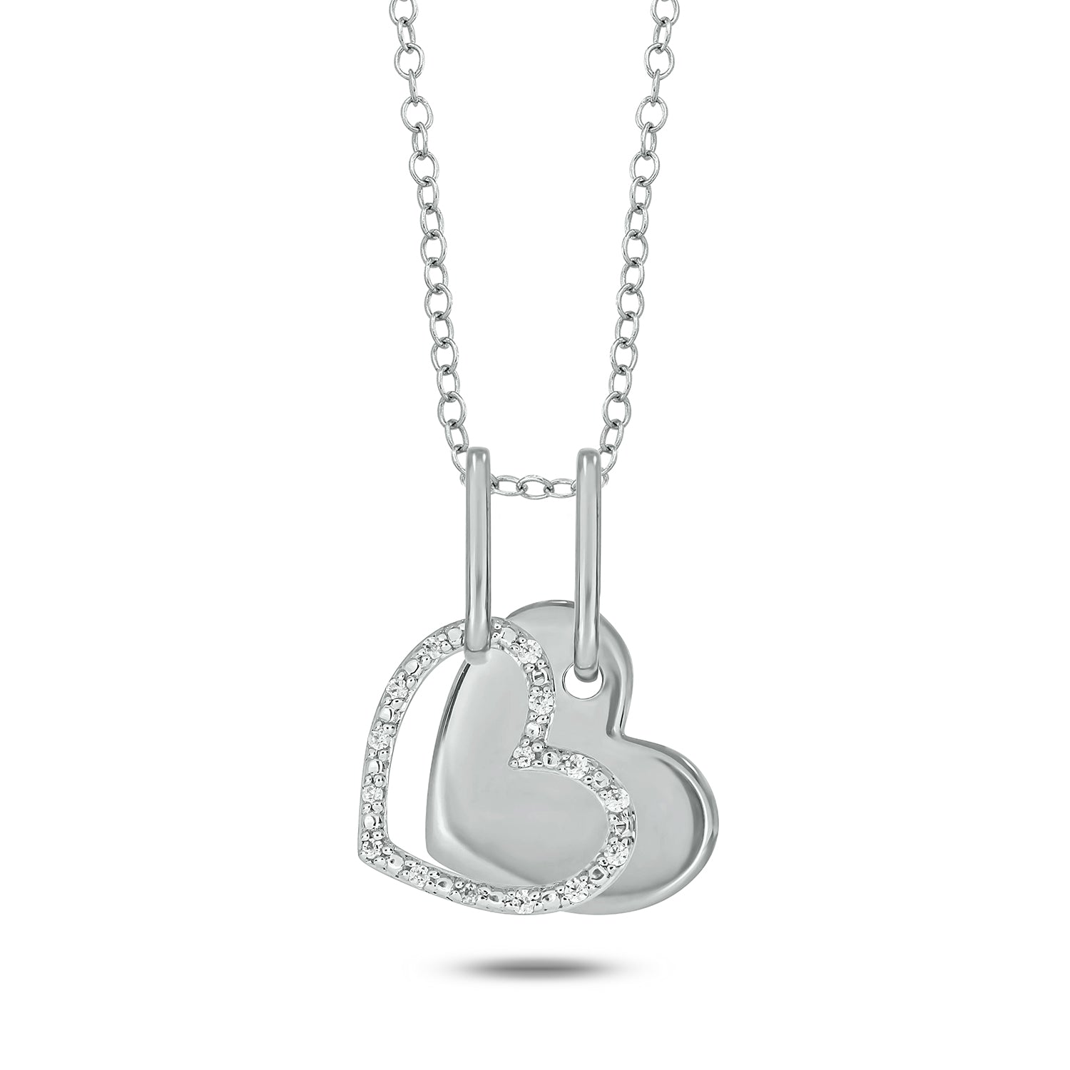 Silver Cali Heart