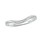 Contour Anniversary Stackable Band in 925 Sterling Silver